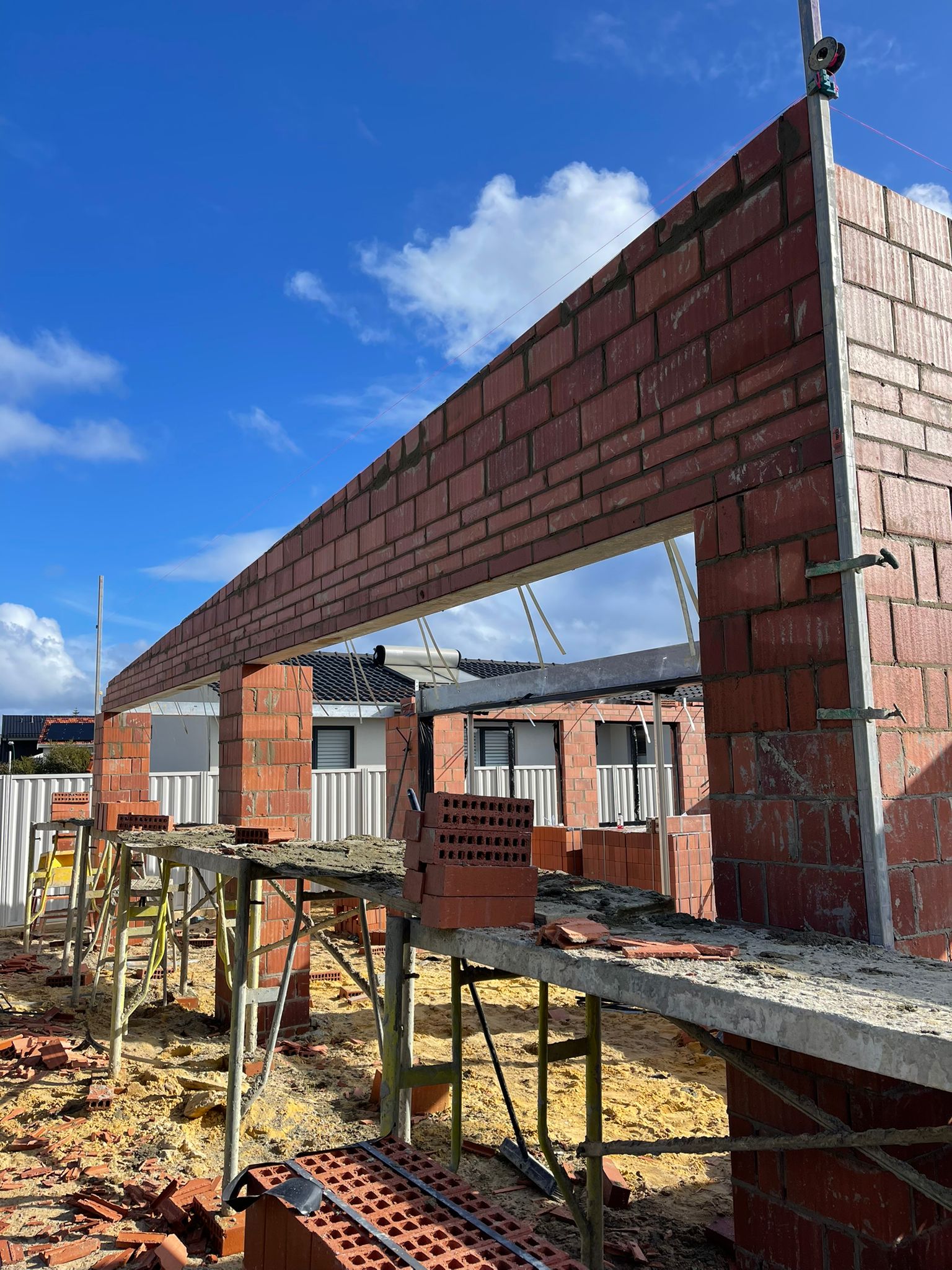 Branksome Gardens City Beach custom residence brickwork photo 3